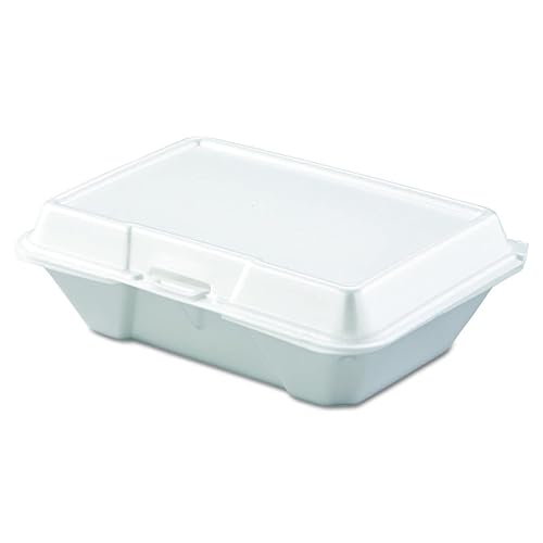 Dart 205HT1 Perforated Foam Hinged Container 9 x 6 Inches