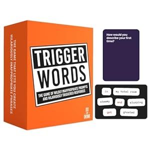 Trigger Words – Magnet Game with Hilarious Prompts and Ridiculous Responses – Word Games with 250 Cards, Word Magnets, and Boards to Show Your Creativity – Adult Games to Get Everyone Laughing