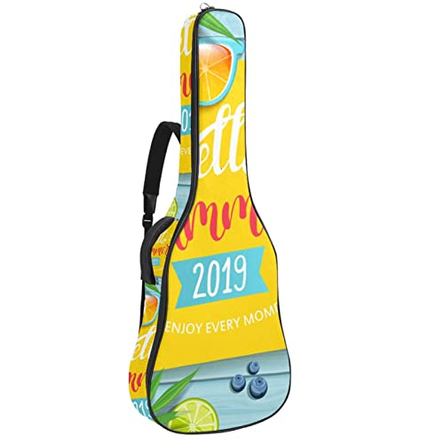 Hondank Housse de transport étanche pour guitare avec bandoulière réglable Motif tour Eiffel et graffiti, bouche rouge… - Les Beatles, Paul McCartney, John Lennon, RIngo Starr, George Harrison Hondank Housse de transport étanche pour guitare avec bandoulière réglable Motif tour Eiffel et graffiti, bouche rouge…