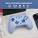 GameSir Nova Lite 2.4g Wireless Controller for Windows PC, iPhone, Android, Switch & Steam Deck, Bluetooth Controller Gamepad with Hall Effect Trigger,Turbo,Rumble Vibration (Blue)