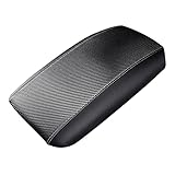 Autorder Center Console Cover for 2016-2019 2020 2021 Hyundai Tucson Accessories Carbon Fiber Armrest Cover Waterproof Anti-Scratch Center Console Armrest Protector Pad
