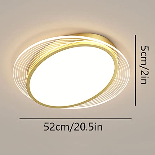 Plafonnier LED intégrée 36W rond et extra-plat pour chambre - 7