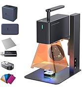 LaserPecker 2 レーザー彫刻機 60W レーザー刻印機 5W 圧縮スポット 0.05mm 高精度 36000mm/min 小型彫刻機 収納用ケース付き レーザークラス2