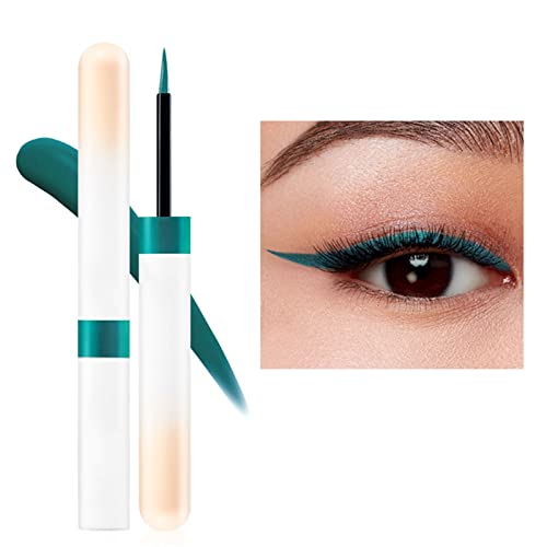 Eyebrows Pencil Party Art Eyebrow Pencil Brown Eyebrow Pencil Waterproof Dark Brown Styles Liquid Eyeliner Waterproof Colorful Eyeliner Long Lasting 3.5Ml Balmy Days (Sky Blue, One Size) #TOP1
