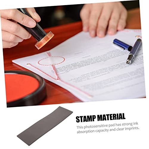 WOFASHPURET Kit de fabricação de carimbos com 2 peças tapetes fotossensíveis pequenos kits de fabric