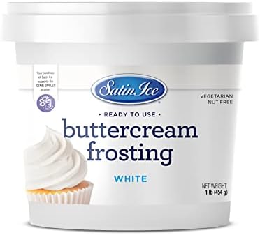 Satin Ice White Buttercream Frosting - 1lb - Pail
