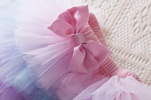 NNJXD Conjuntos de saia tutu para bebês meninas 1 ano roupa de festa de aniversário, Branco 915, 1 A
