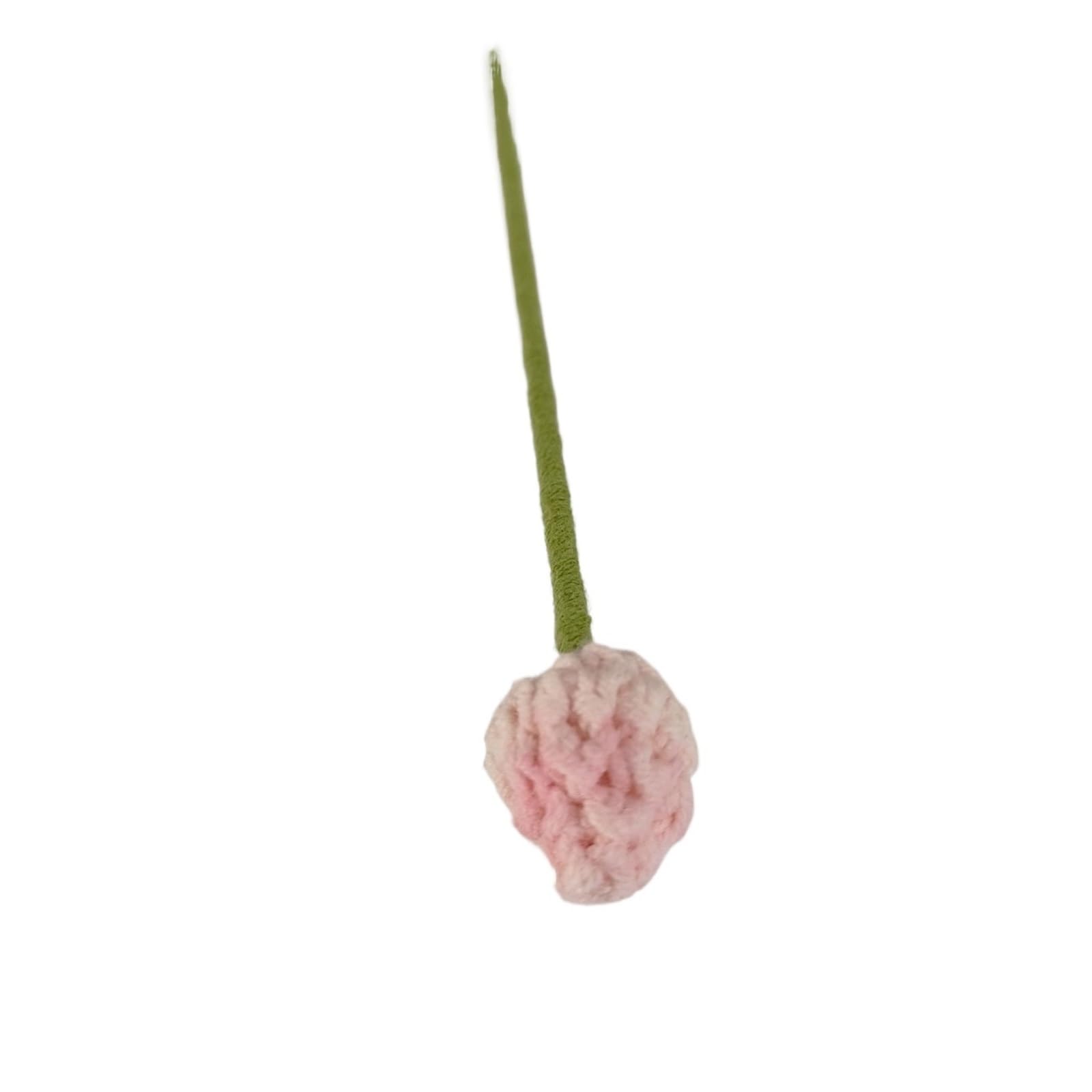 EXKURPOO crochet plant 3PCS Lotus Crochet Flower Creative Knitting Flowers Bouquet Handwoven Plant Home Decor for home