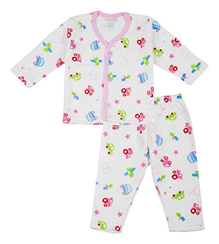 Image of Dowin Cotton Rich Front Open Baby Night Suit
