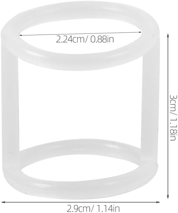 Cabilock Ice Cream Machine Seal Ring Replacement 3 Pcs Silicone O Rings for Ice Cream Machine Parts 1.18 X 1.14 X 1.14 in Sealing Gaskets for Most Easy Install