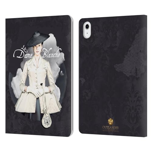 Outlander étui portefeuille iPad Air 11 housse cuir La Dame Blanche protection tablette Apple