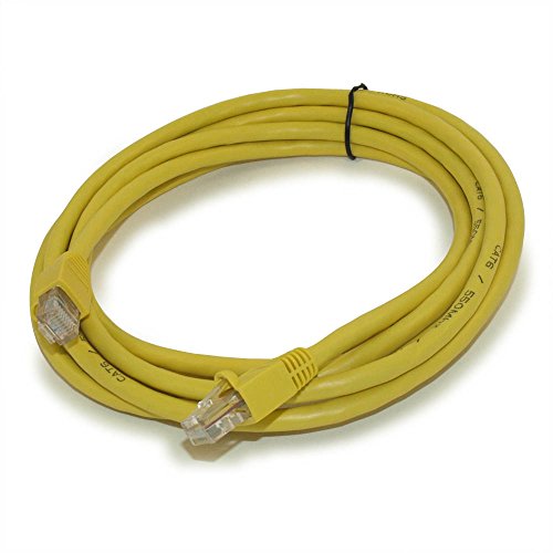 Cable Ethernet Patch Cat6 RJ45 10 pies Amarillo