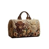 Bolsa de viaje acolchada hippie estilo furgoneta, bolsa de deporte acolchada con bonito estampado de mascotas, bolso de fin de semana, bolso de fin de semana, bolsa de deporte multiusos para hombre y
