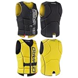 Camaro Comp Slasher Neopren Prallschutz Weste Wakeboard Kite Wasserski Black/Yellow (52 (L))