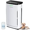 Pet Air Purifiers for Home Large Room up to 2500 sq ft Efficient 7 Stage Filter HEPA Air Cleaner for Pet Hair Dander Odor Allergies Pet Lock Air Quality Monitor Sleep Mode Smart WiFi Zero Ozone