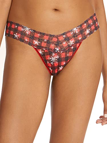Thong low rise Hanky Panky Home For The Holidays rouge en taille unique