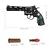 Toy Revolver Gun with 12 Soft Bullets, Toy Gun Pistol with 6 Shell Ejecting,Soft Foam Blasters, Gifts for Boys Kids Girls Ages 6 7 8 9 10 11 12+(Dark Green)