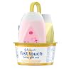 Johnsons First Touch Baby Gift Set Baby Bath Skin Hair Essential Products Kit for New Parents with Wash Shampoo Lotion Diaper Rash Cream Hypoallergenic Paraben Free 4 items