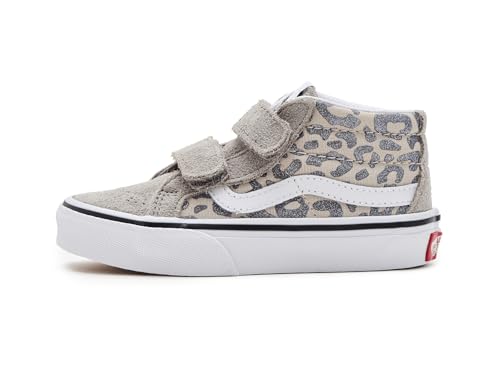 Baskets montantes enfant Vans SK8 Mid Reissue V Leopard Glitter GRAY - vue 10
