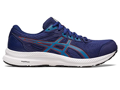 ASICS Men's Gel-Contend 8 Running Shoes, 12, Indigo Blue/Island Blue
