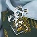 QFkris Traditional Crystal Standing Cross, Clear 5'' Tall Glass Tabletop Cross Figurine Christian Decor Valentines Day Gift for Women Man