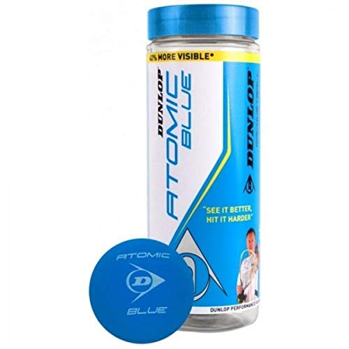 Bolas De Frescobol Dunlop Atomic Blue Kit 3 Unidades