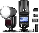 【2,4 GHz Funk Q System】 mit 4 Gruppen (A/B/C/D),32 Kanälen (1-32)und 99 ID (1-99) ist der Blitz mit QC/QPro-C TTL-Sendern kompatibel (nicht enthalten).Der Blitz kann auch als Master/Slave-Blitz verwendet werden, um andere Blitze mit einer Übertragungsreichweite von bis zu 100m (ohne Hindernisse) zu steuern.Die Lichtausleuchtung ist gleichmäßig und die Ausgabe stabil, was Ihre kreativen Möglichkeiten für die Blitzfotografie erheblich erweitert. Außerdem unterstützt es USB-Firmware Aktualisierung