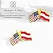 USA and Austria Crossed Flag Lapel Pin | American Austrian National Friendship Souvenir Gifts for Men & Women | US Austria Double Flag Patriotic Pins for Hat, Tie, and Backpack (1pc)