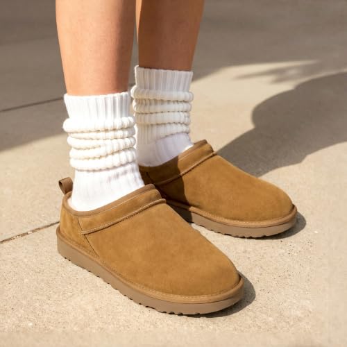DREAM PAIRS Women's Genuine Suede Slip On Slippers,Size 7,Chestnut - image 2