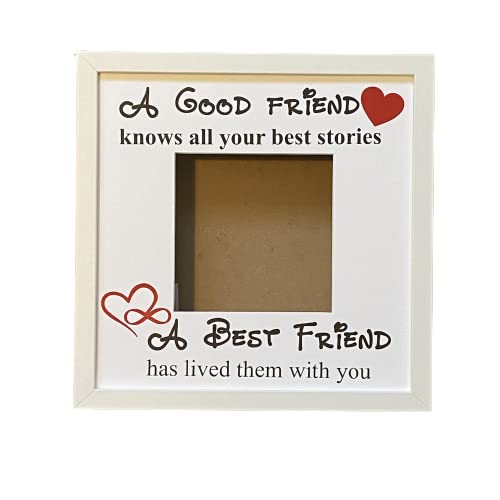 Best Friends Photo Frame, Fab Gift10x10" with photo space, Handmade by