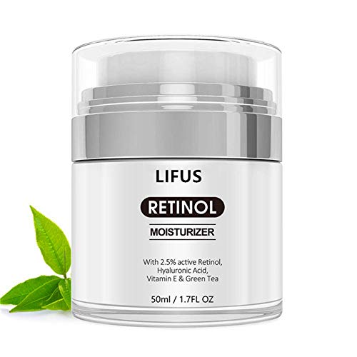 Retinol Moisturizer Cream for Face，Retinol Cream with Hyaluronic Acid,Vitamin E & Green Tea-Anti Aging Face Cream to Reduce Wrinkles & Fine Lines.Best Night and Day Moisturizing Cream 1.7 fl oz.