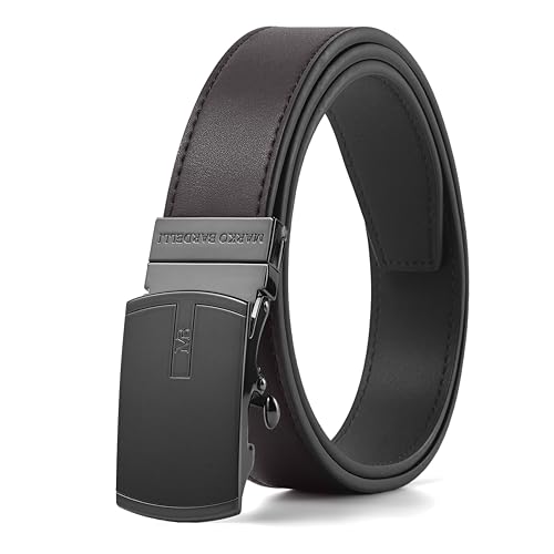 Men's Belt-Fully Adjustable Reversible Ratchet Style Belt & Card Holder-Premium Quality Leather4