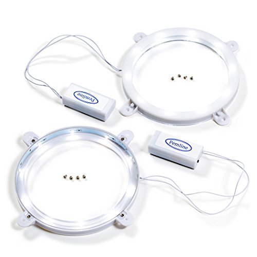 Cornhole Light Set with Super Bright LED Lights Includes Screws for Easy Mounting in Minutes! Cornhole Board Lights Allow You to Play Your Bean Bag Toss Game for Hours After Dark!