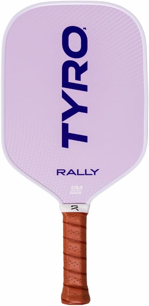 Rally Tyro 2 Pickleball Paddle – Lightweight 7.0-7.5 oz, Durable Polymer Core, Composite Face, 5" Handle for Extra Grip – Great for Beginners - USAPA Approved