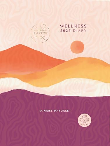 Portico Designs Ltd 2025 Flawsome Mindfulness and Wellness A5 Wiro Diary, Multicolour