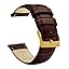 Coffee Brown & Gold Buckle