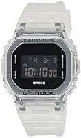 G-SHOCK DW5600SKE-7D Mens Transparent Clear Digital Watch with Transparent Clear Band