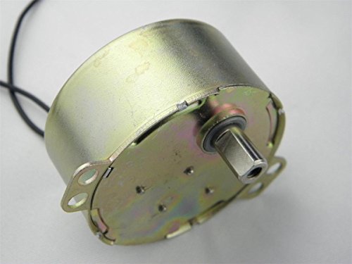 Chancs Tyd-50 Synchronous Ac Motor 110V 5-6Rpm Cw/Ccw Small Electric Gear Motor Flush Shaft 11Mm Wfor Electric Fireplace #TOP1