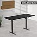 VIVO Electric 71 x 30 inch Stand Up Desk, Height Adjustable, Black Top Black Frame, DESK-KIT-0B7B