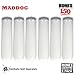 Maddog 150 Round Bones Paintball Pods | Durable Quick Reload Tubes for Tournament and Recreational Speedball Woodsball | 6 Pack - White