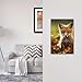VunKo Blank Device Cover Wall Plate, Baby Fox Cute Maple Leaf Decorative Wall Plate Cover Decora Wallplate, Standard Size 1-Gang 5