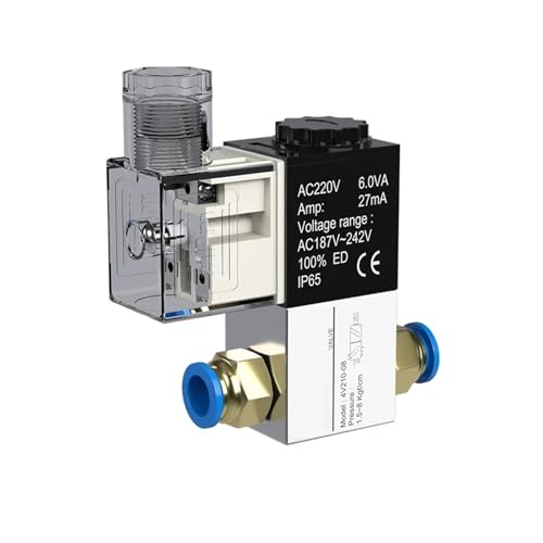 Vanne solénoïde 12V 24V 220V de type normalement fermé 1/4 pouce - 2