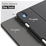 JETech Keyboard Case for iPad (A16) 11th/10th Generation (2025/2022) with Pencil Holder, Magnetic Detachable Bluetooth Wireless Keyboard, Soft TPU Back Stand Cover (Black) - Image 7