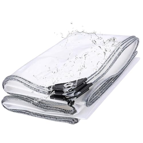 Lona transparente para leña y muebles de exterior impermeable con cuerda universal 2