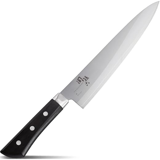 Kai KAI AE2908 Gyuto Knife Seki Magoroku Akane 8.3 inches (210 mm), Made in Japan, Dishwasher Safe, Easy Care
