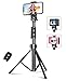 Produktbild Handy Stativ Erweiterbar 142 cm, Selfie Stick Stativ mit Fernbedienung Bluetooth, Stativbeine Kompatibel mit iPhone 13 Pro Max/12/11 Pro Max/XR/XS, Samsung S21/S20 Ultra, Kamera