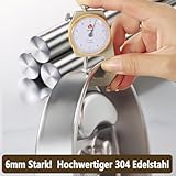 Slow Feeder Anti-Schling Hundenapf (22cm×4cm) – Futternapf Edelstahl 304 mit Rutschfestem Boden, Langlebig & Spülmaschinengeeignet – Für Große/Kleine Hunde & Katzen (Gesicht)