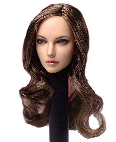 Beuty Charming Girl Doll Head Sculpt 1/6 Scale Female Figure Head for