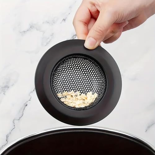 Colador para desagüe de acero inoxidable negro miniatura 4