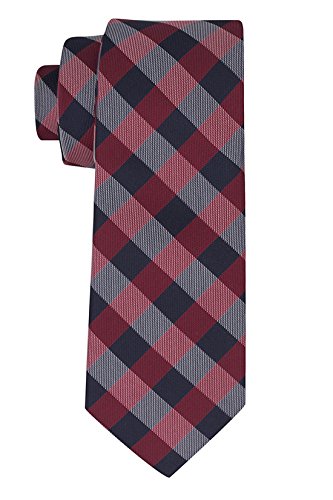 Image of The Tie Hub Premium Rangel Silk Plaid Necktie for Men